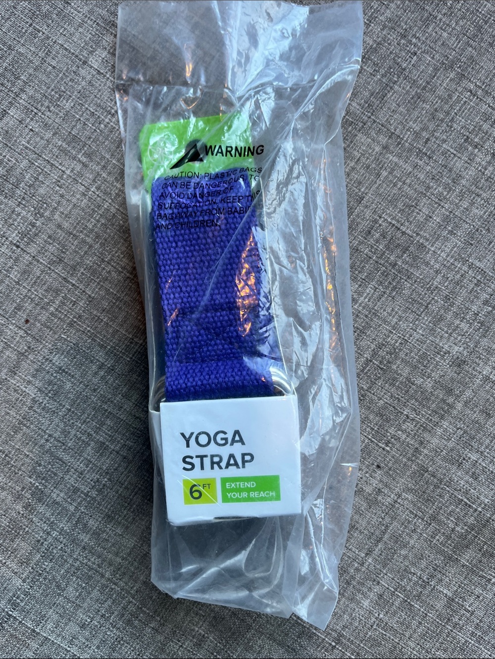 Gaiam 6β Blue Yoga Strap New